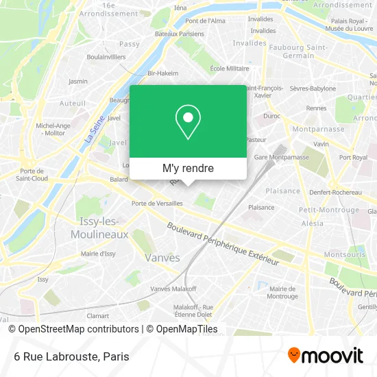 6 Rue Labrouste plan