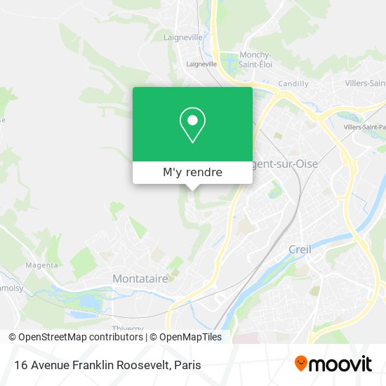 16 Avenue Franklin Roosevelt plan