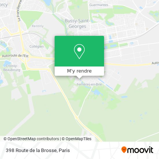 398 Route de la Brosse plan