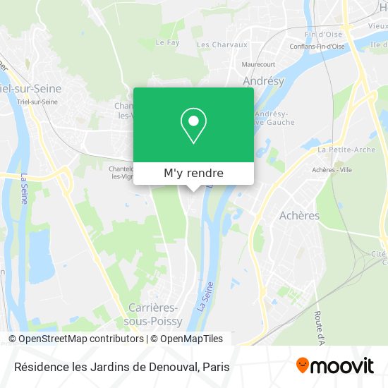 Résidence les Jardins de Denouval plan