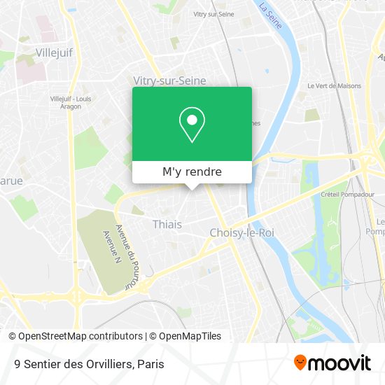 9 Sentier des Orvilliers plan