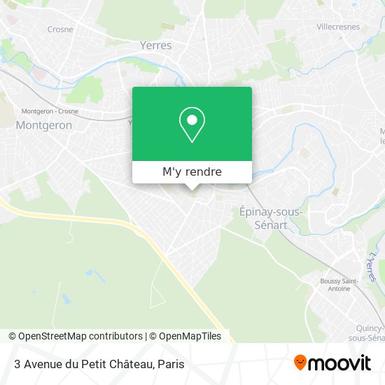 3 Avenue du Petit Château plan