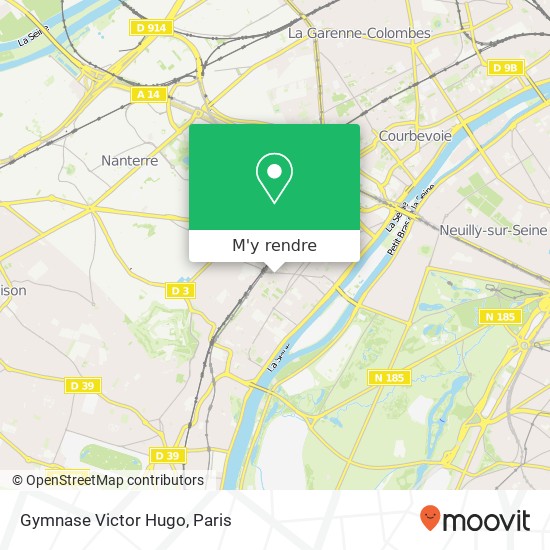 Gymnase Victor Hugo plan