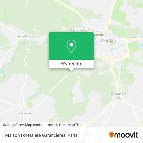 Maison Forestière Garancières plan