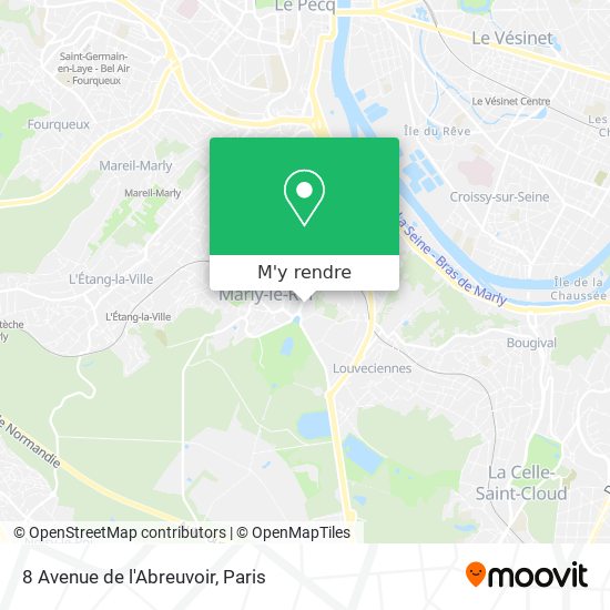 8 Avenue de l'Abreuvoir plan
