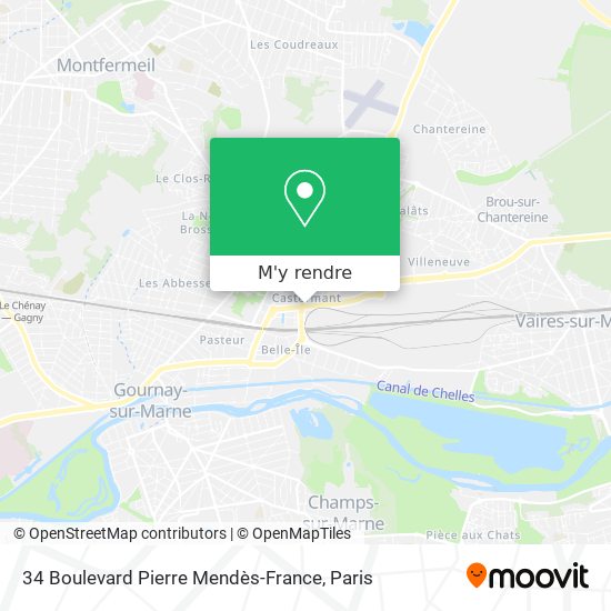 34 Boulevard Pierre Mendès-France plan