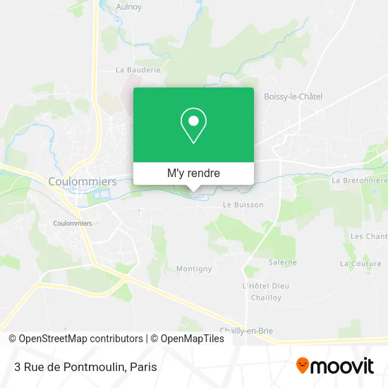 3 Rue de Pontmoulin plan