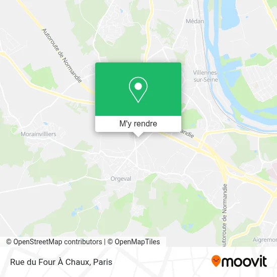 Rue du Four À Chaux plan