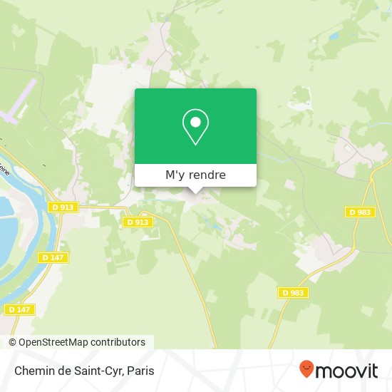 Chemin de Saint-Cyr plan