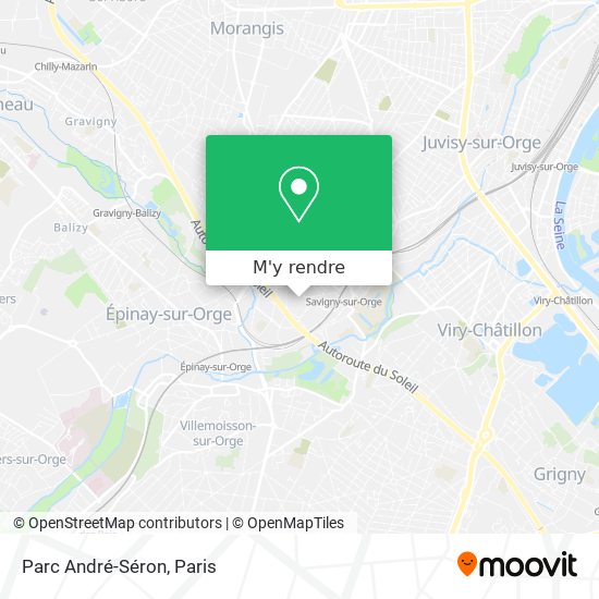 Parc André-Séron plan