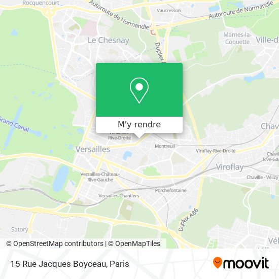 15 Rue Jacques Boyceau plan