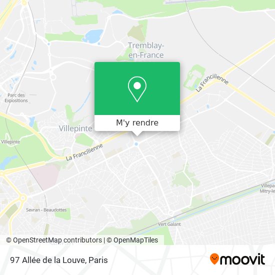 97 Allée de la Louve plan