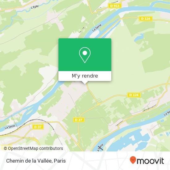 Chemin de la Vallée plan