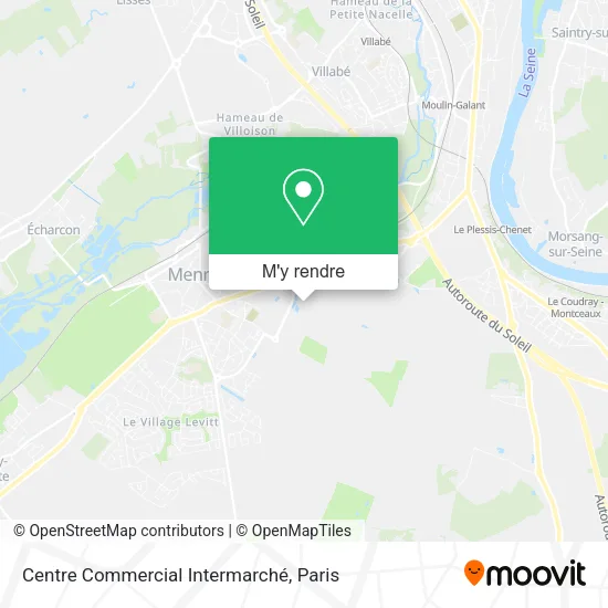 Centre Commercial Intermarché plan