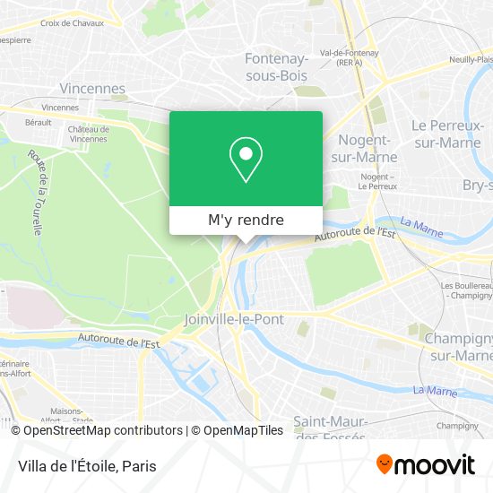 Villa de l'Étoile plan
