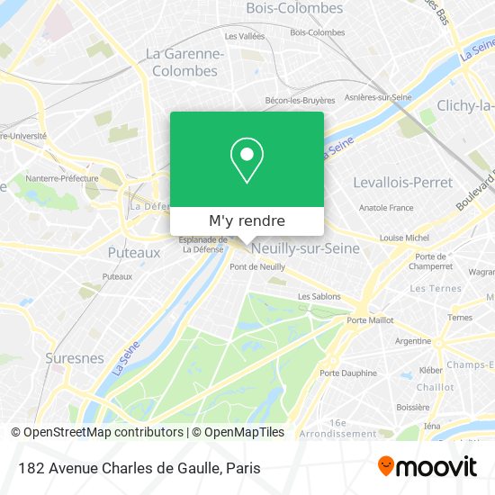 182 Avenue Charles de Gaulle plan
