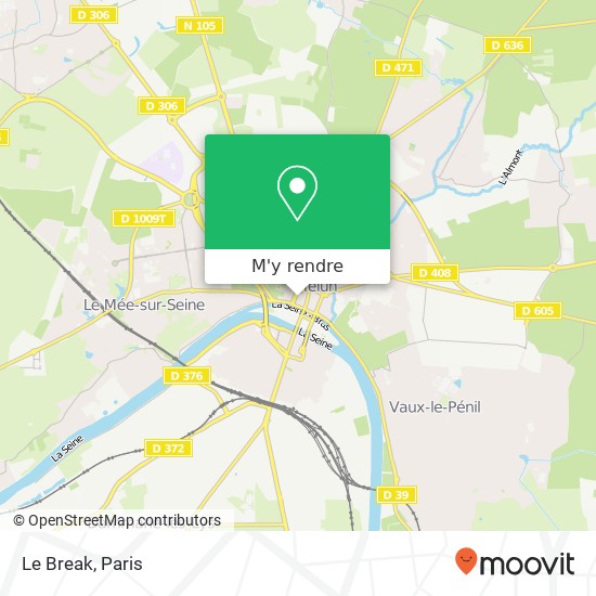 Le Break, 3 Place Jacques Amyot 77000 Melun plan