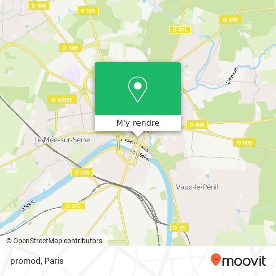 promod, 22 Rue Saint-Aspais 77000 Melun plan