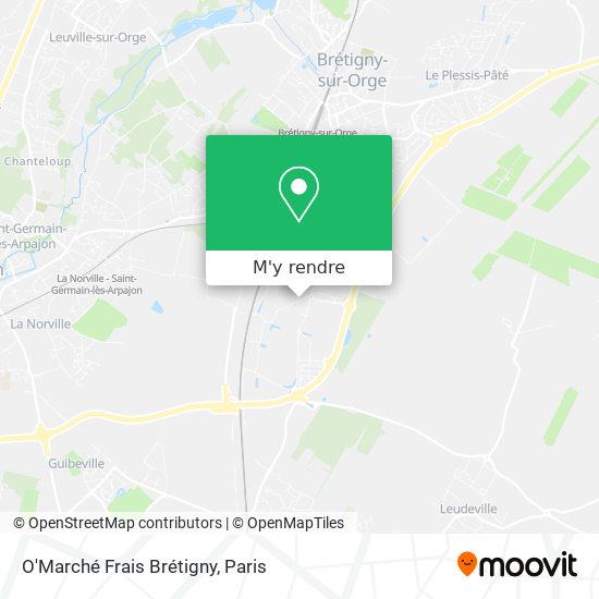 O'Marché Frais Brétigny plan
