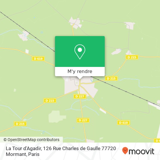 La Tour d'Agadir, 126 Rue Charles de Gaulle 77720 Mormant plan