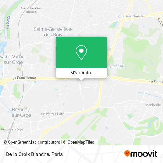 De la Croix Blanche plan