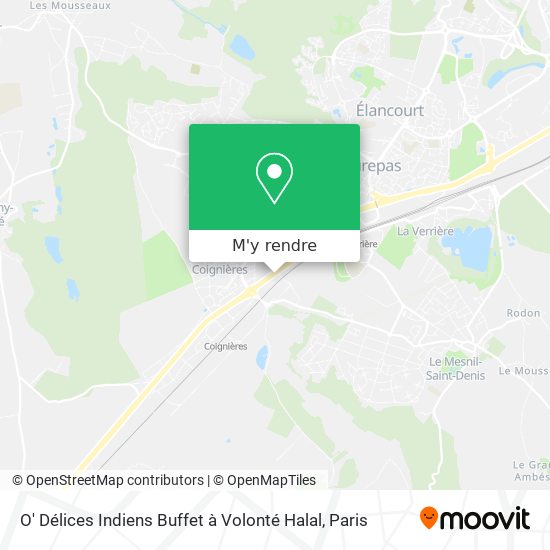 O' Délices Indiens Buffet à Volonté Halal plan