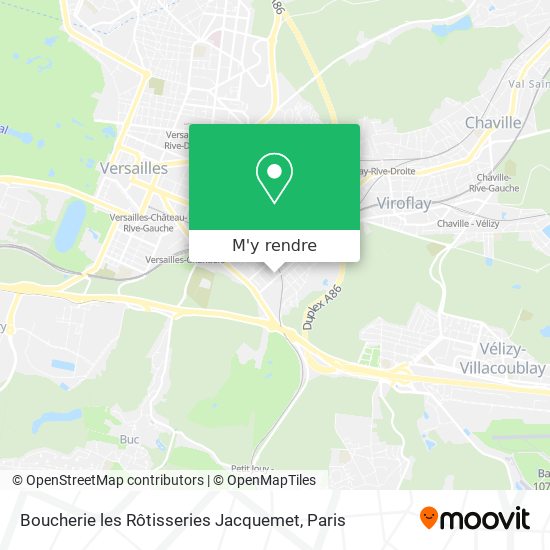 Boucherie les Rôtisseries Jacquemet plan