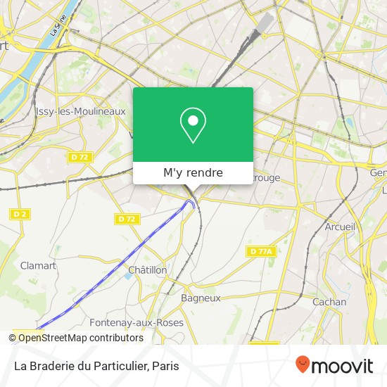 La Braderie du Particulier, Avenue Marx Dormoy 92120 Montrouge plan