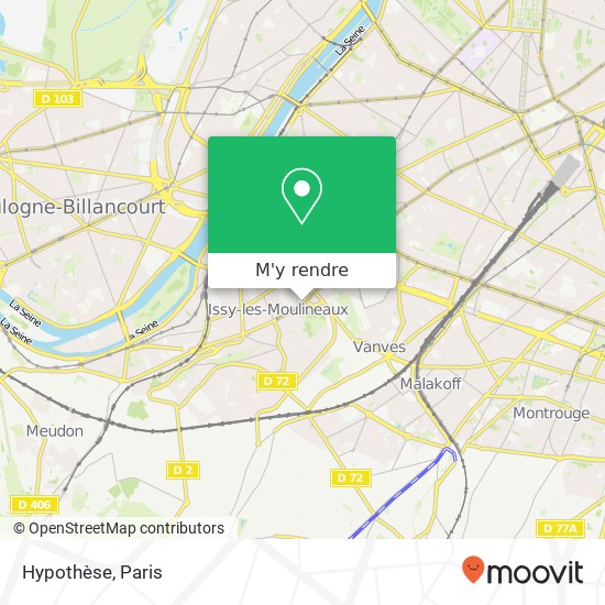 Hypothèse, 30 Rue du Général Leclerc 92130 Issy-les-Moulineaux plan