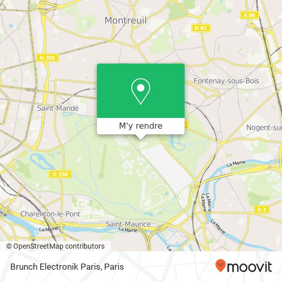 Brunch Electronik Paris plan