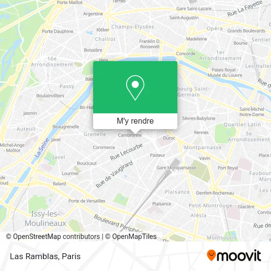 Las Ramblas plan