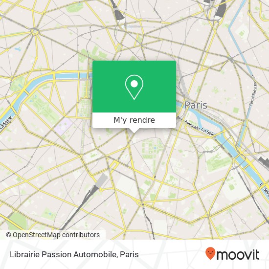 Librairie Passion Automobile plan