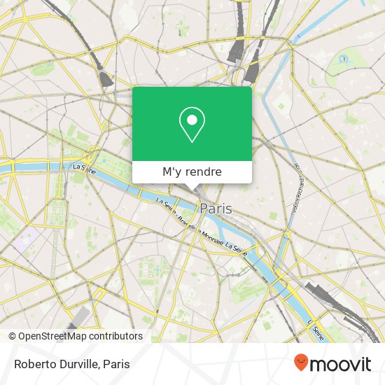 Roberto Durville, Rue de Rivoli 75001 Paris plan