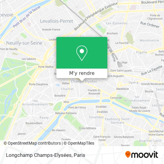 Longchamp Champs-Elysées plan