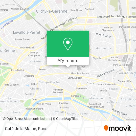 Café de la Mairie plan
