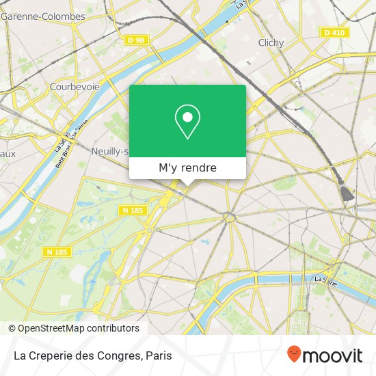 La Creperie des Congres, 95 Boulevard Gouvion-Saint-Cyr 75017 Paris plan