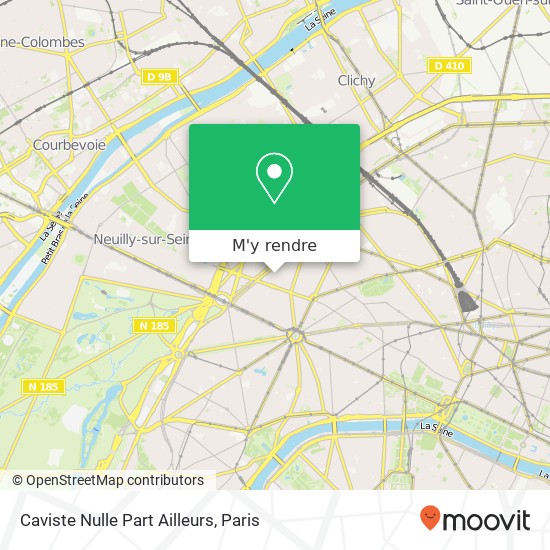 Caviste Nulle Part Ailleurs, 11 Rue Torricelli 75017 Paris plan