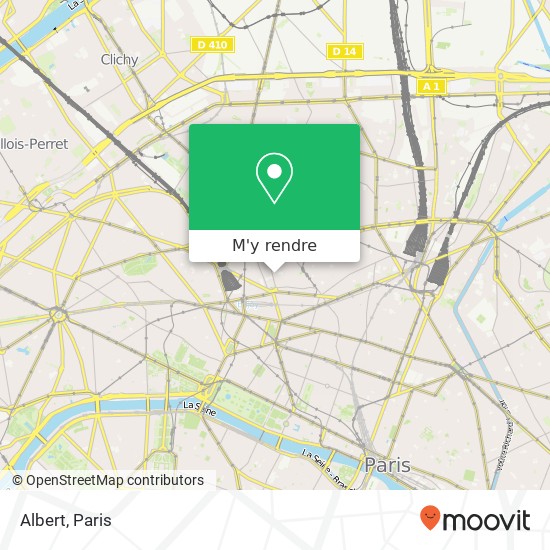 Albert, 7 Rue Jean-Baptiste Pigalle 75009 Paris plan