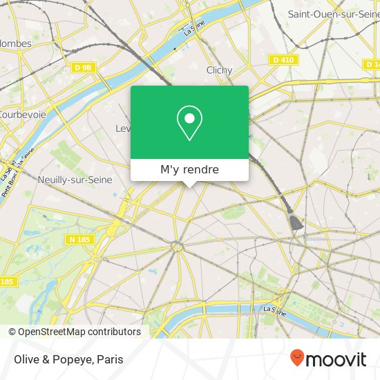 Olive & Popeye, 61 Rue Pierre Demours 75017 Paris plan