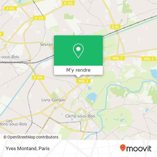 Yves Montand plan