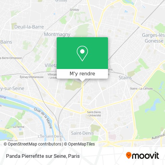 Panda Pierrefitte sur Seine plan