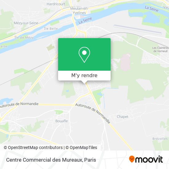 Centre Commercial des Mureaux plan