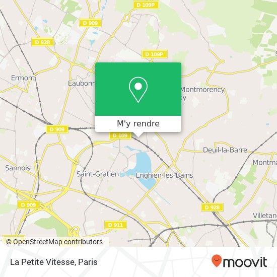 La Petite Vitesse, 13 Rue Charles Godefroy 95230 Soisy-sous-Montmorency plan