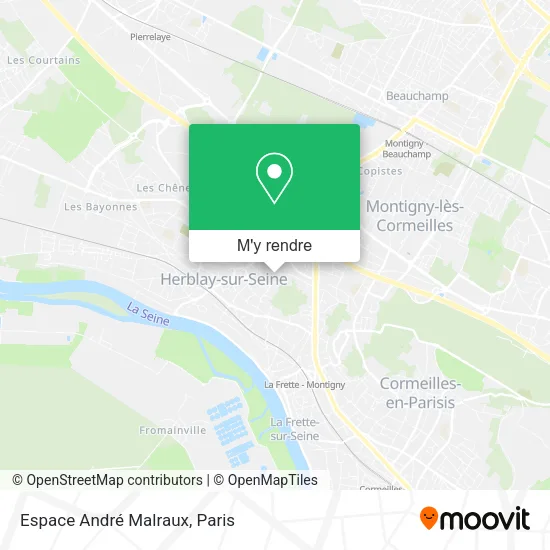 Espace André Malraux plan