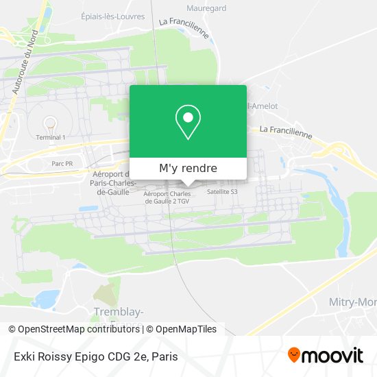 Exki Roissy Epigo CDG 2e plan