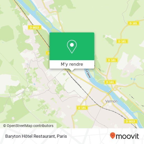 Baryton Hôtel Restaurant, 2 Rue des Acacias 27950 Saint-Marcel plan