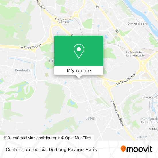 Centre Commercial Du Long Rayage plan