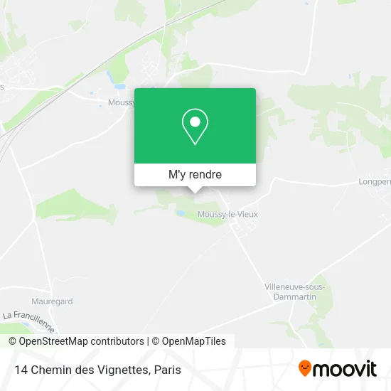 14 Chemin des Vignettes plan