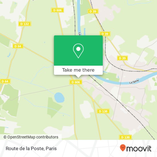 Route de la Poste plan