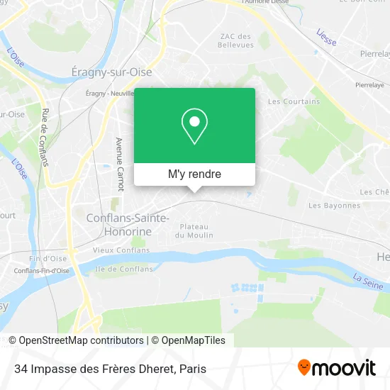 34 Impasse des Frères Dheret plan